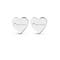 9 kt white gold earrings with diamonds 