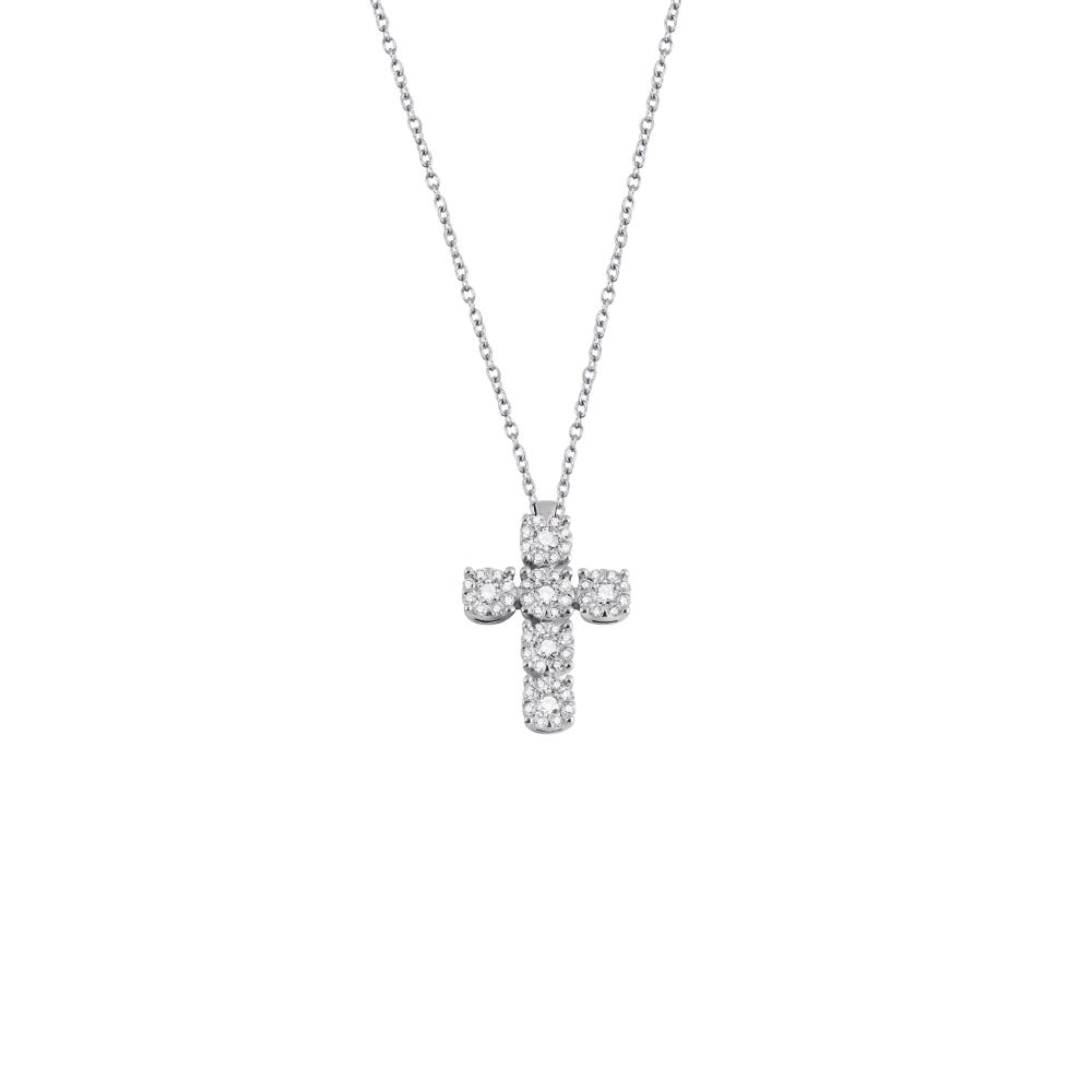 White gold necklace with diamonds DAPHNE SALVINI 20058978 - 1