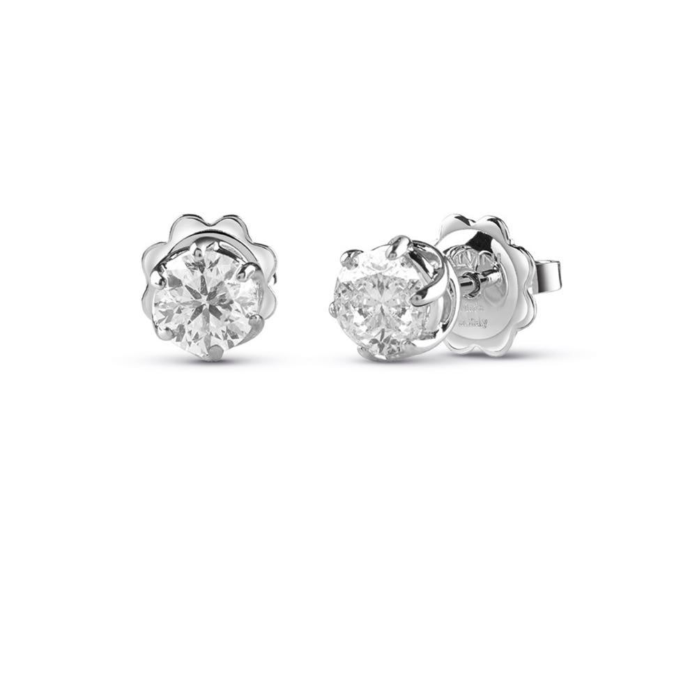 White gold earrings with diamonds, colour G, clarity VS LAVINIA SALVINI 20076903_c - 1