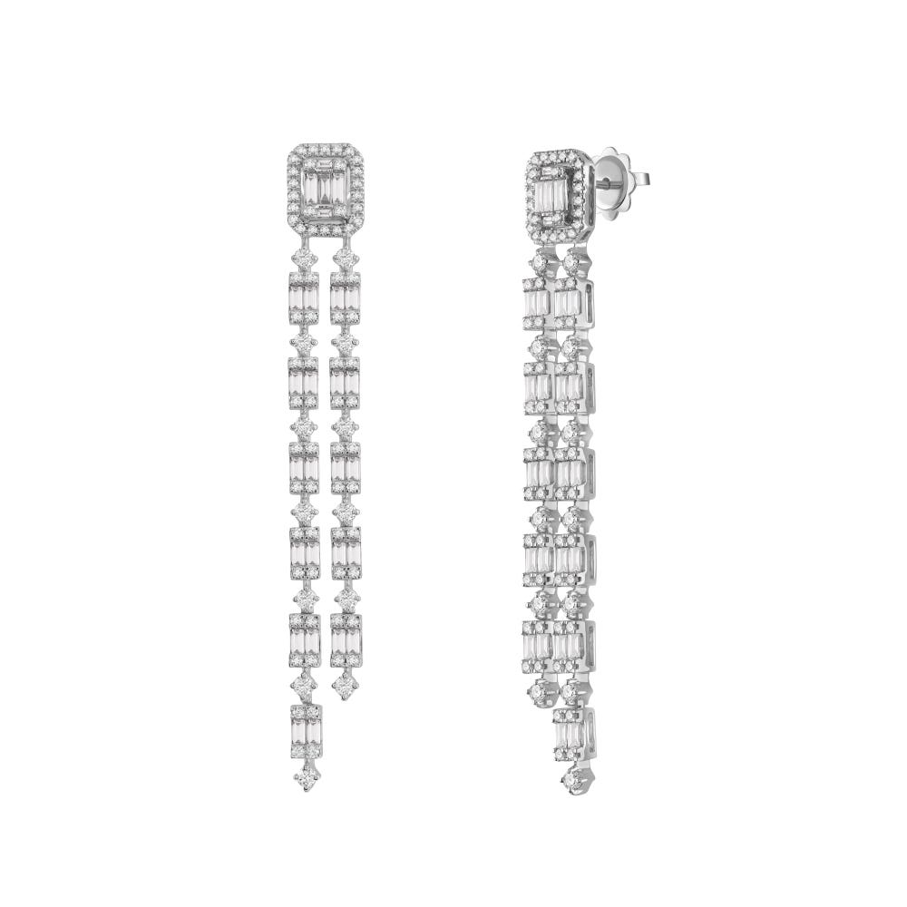 White gold earrings with diamonds MAGIA SALVINI 20095196 - 1