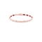 Pink gold bracelet with red hybrid ceramic EVA SALVINI 20101393_c - 1