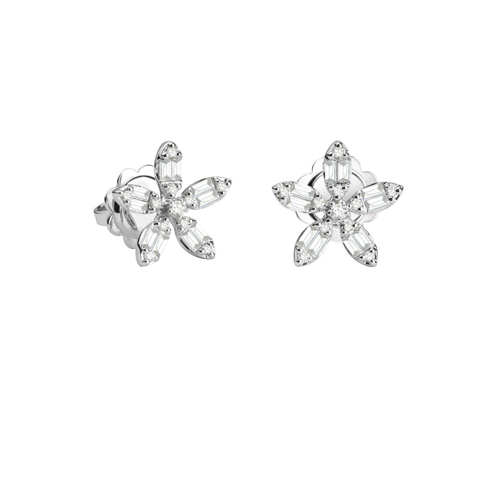 White gold earrings with diamonds MAGIA GARDEN SALVINI 20101490_c - 1